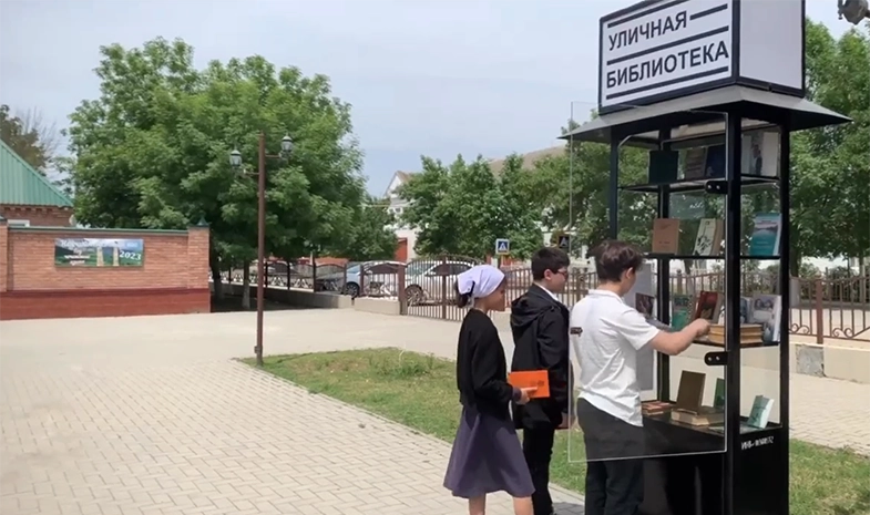 Проект Уличная библиотека в Надтеречном районе ЧР
